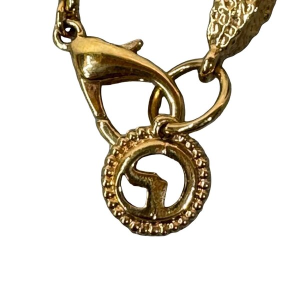 Vintage Marvella Double Strand Faux Pearl Necklace Fancy Flower Rhinestone Clasp - Picture 7 of 9